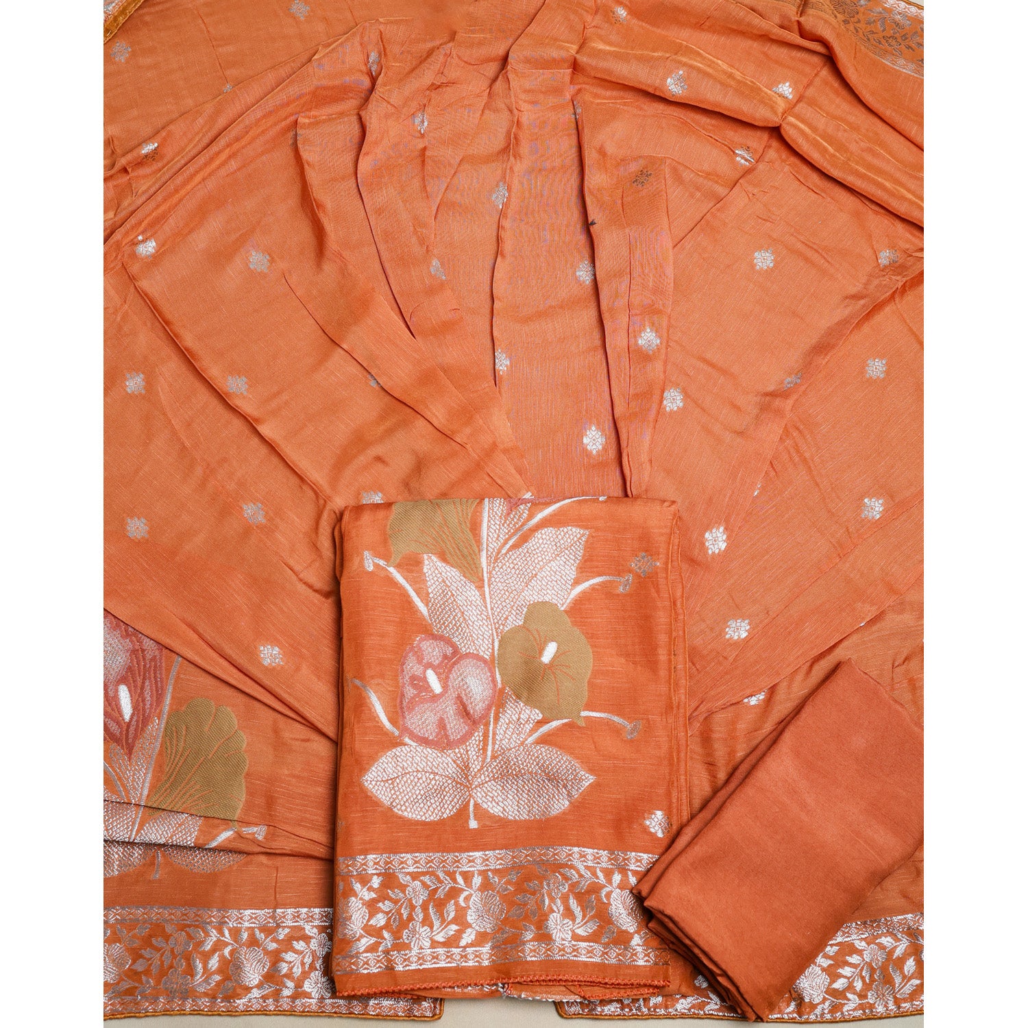 VISCOSE LINEN SLUB SUIT SET