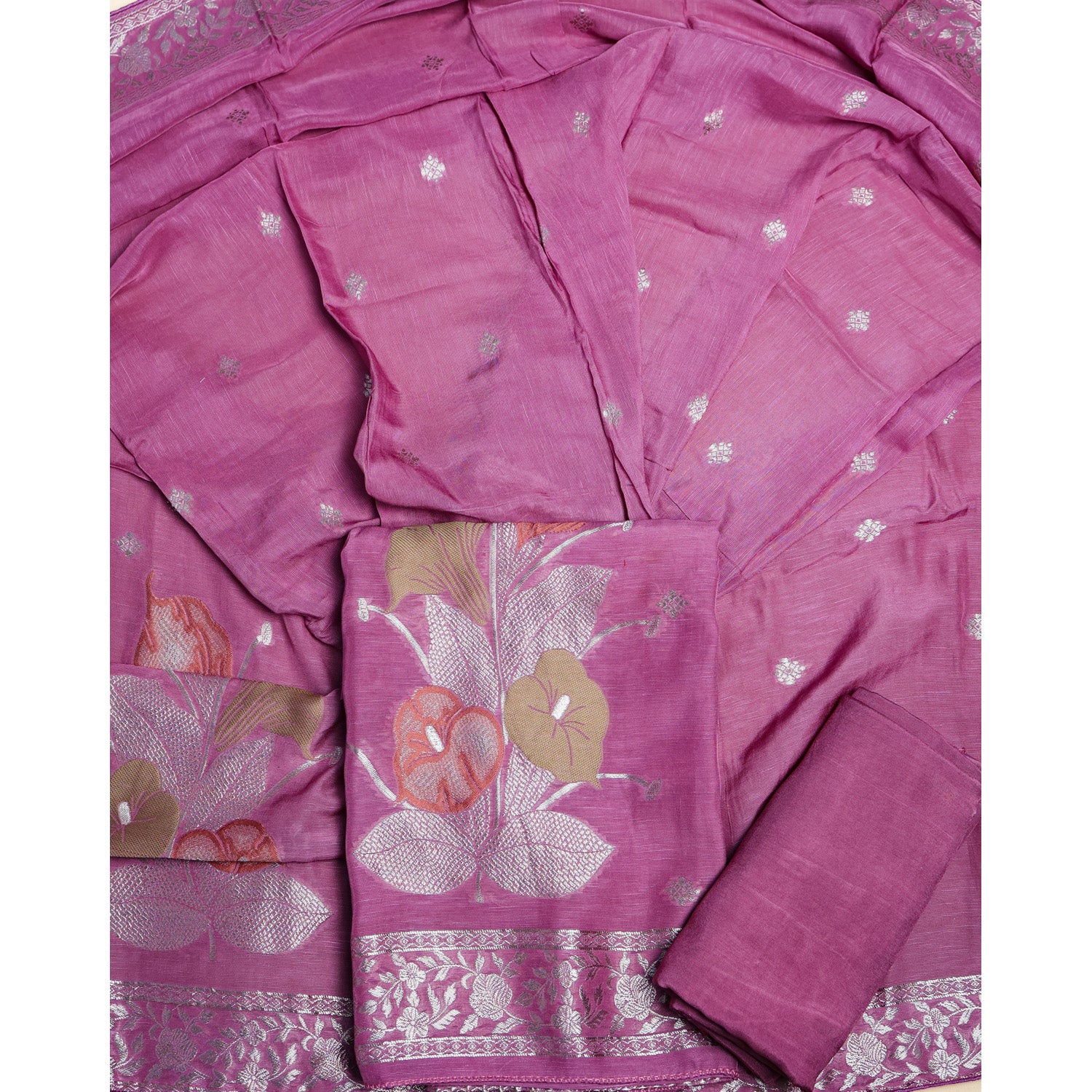 VISCOSE LINEN SLUB SUIT SET