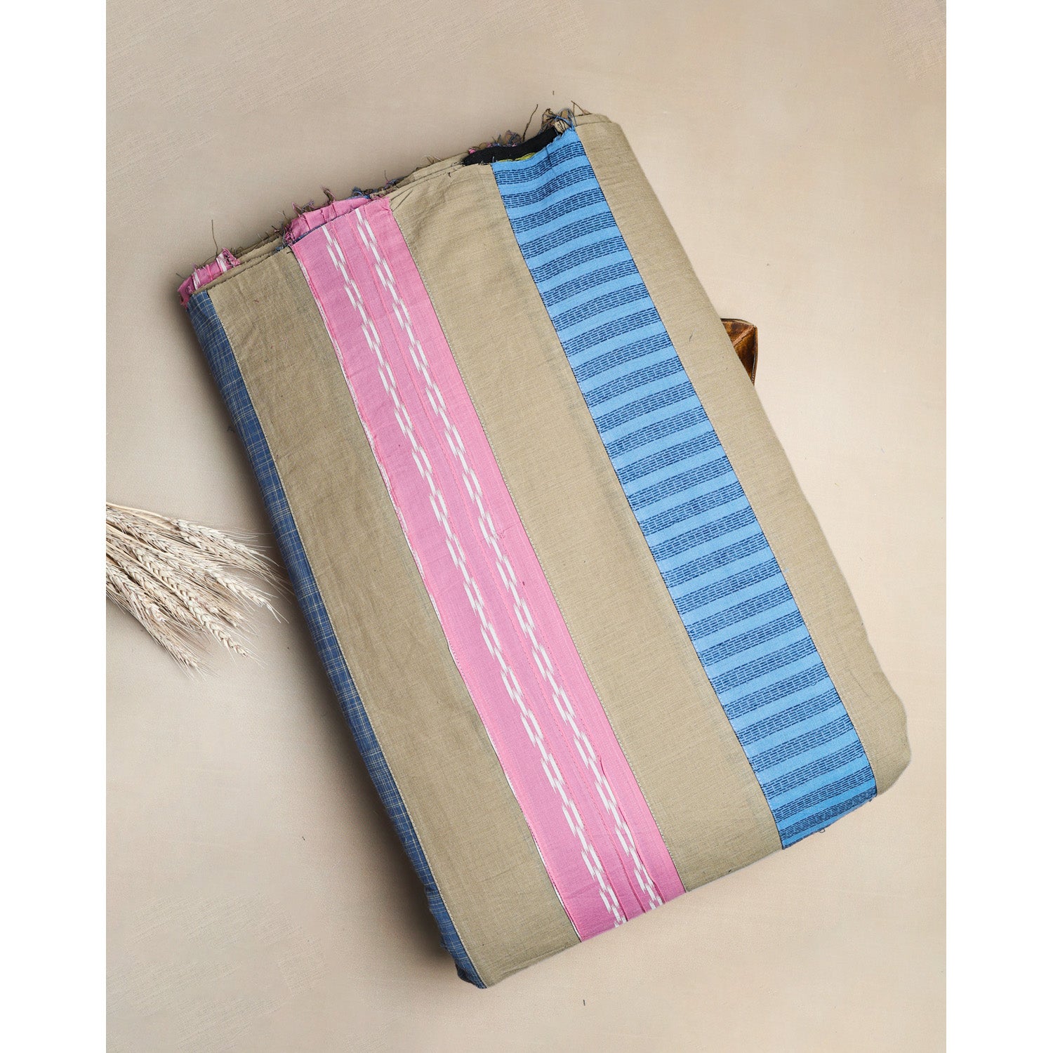 PURE COTTON HANDLOOM PATCHWORK FABRIC