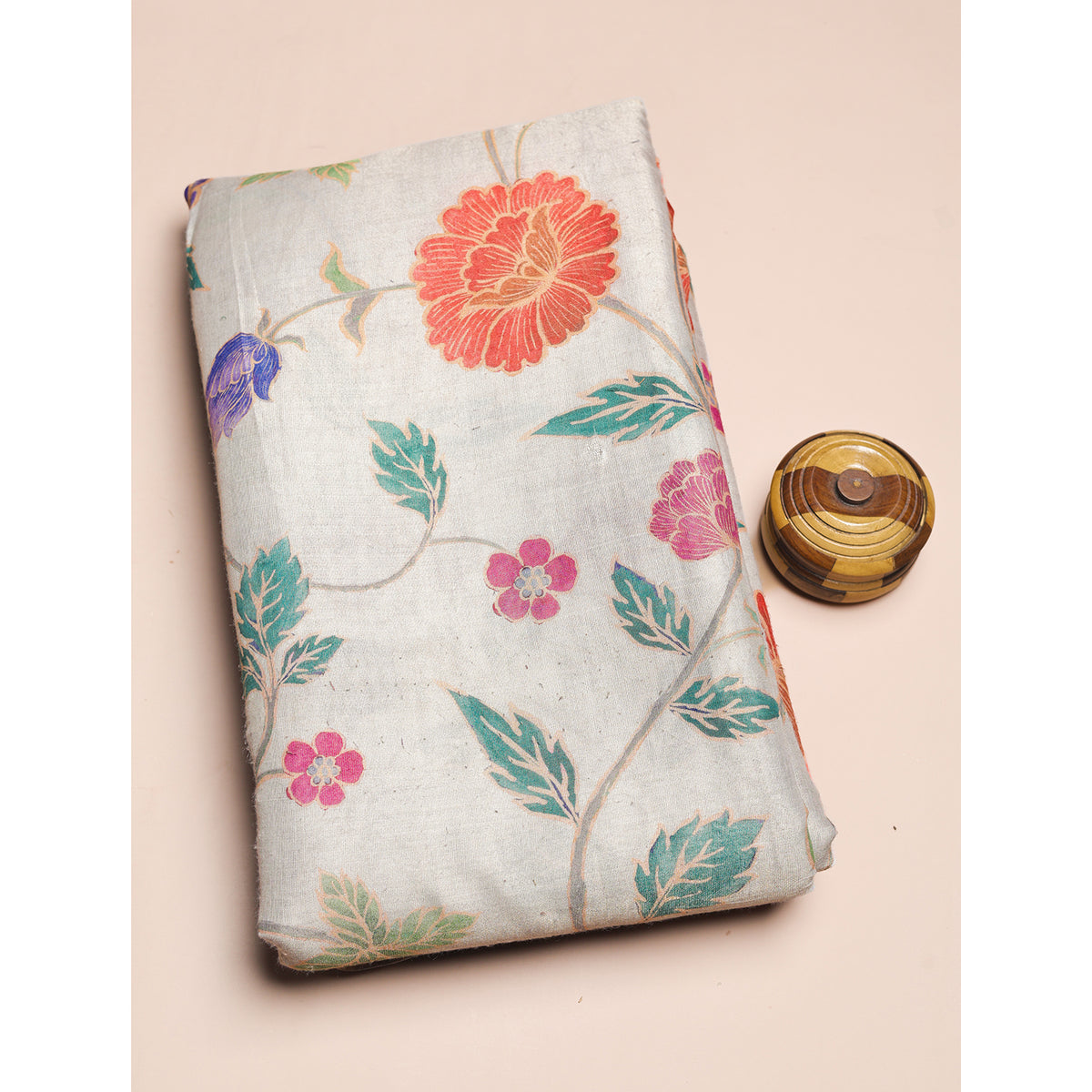 SEMI SILK PRINTED FABRIC