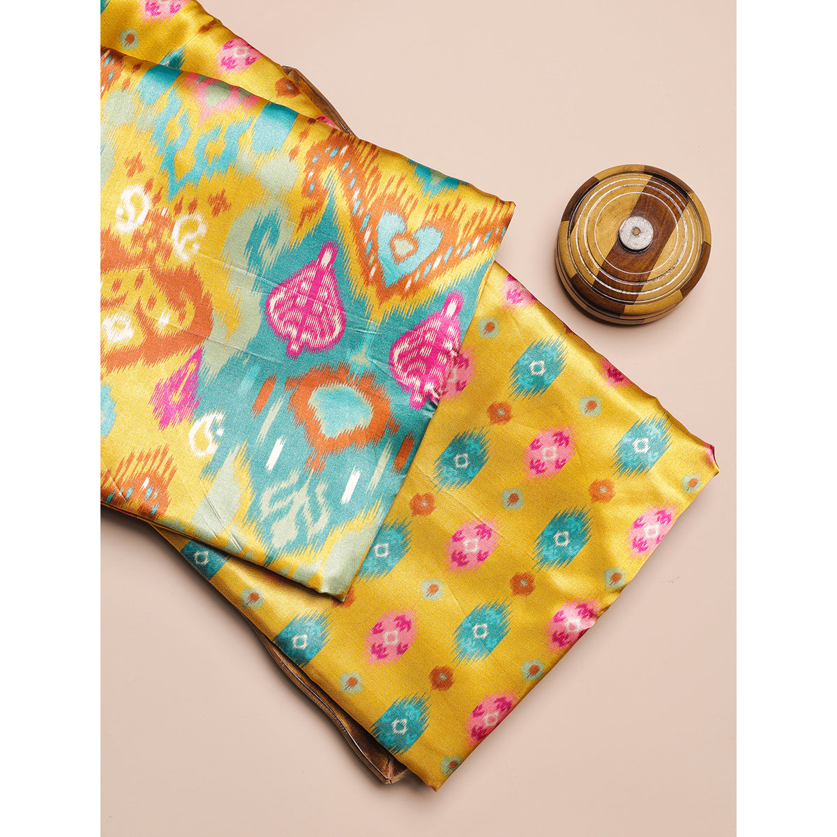 PURE GAJJI SILK PRINTED FABRICS