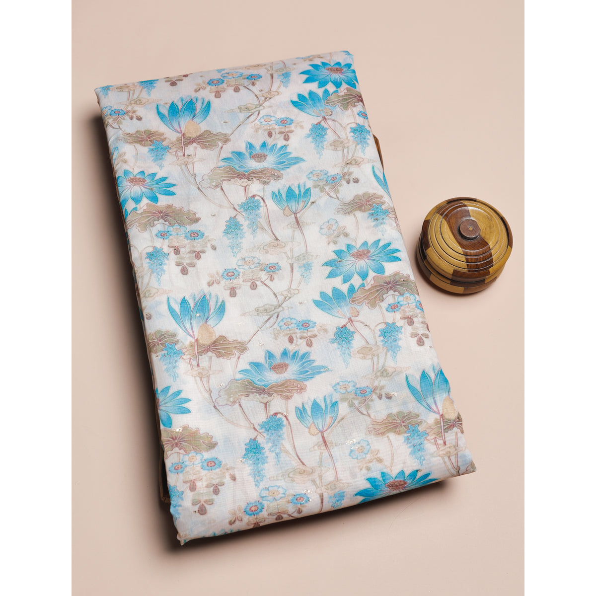 SEMI SILK PRINTED FABRIC