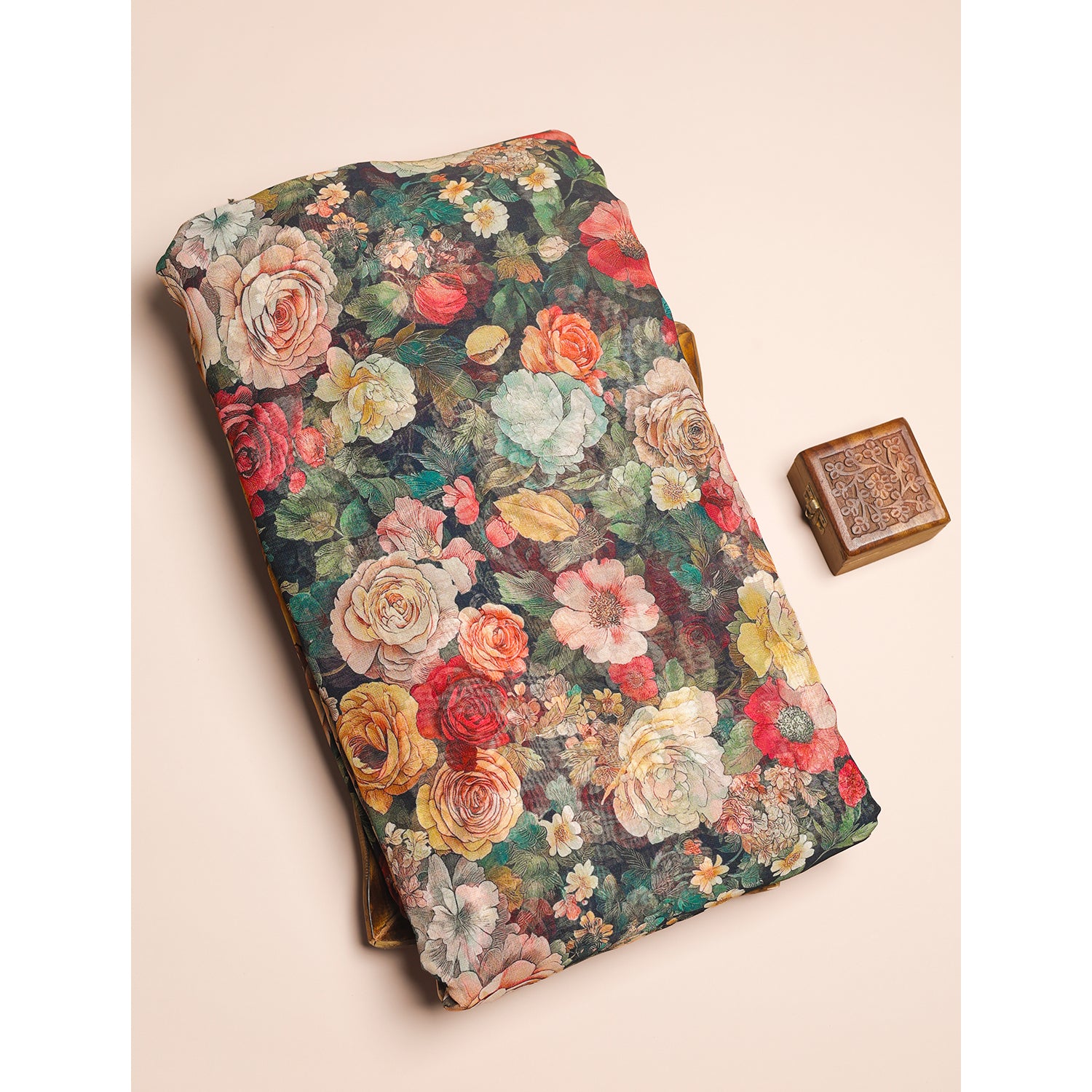 PURE GEORGETTE PRINTED FABRIC