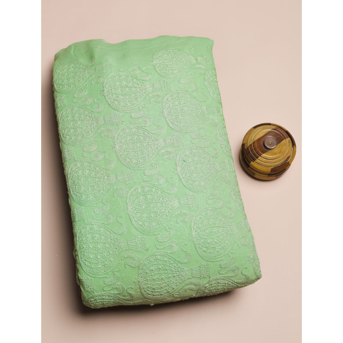 GEOEGETTE EMBROIDERED FABRIC