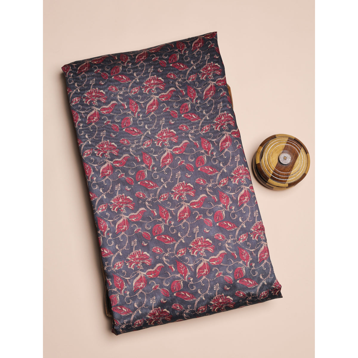 SEMI TUSSAR PRINTED FABRIC