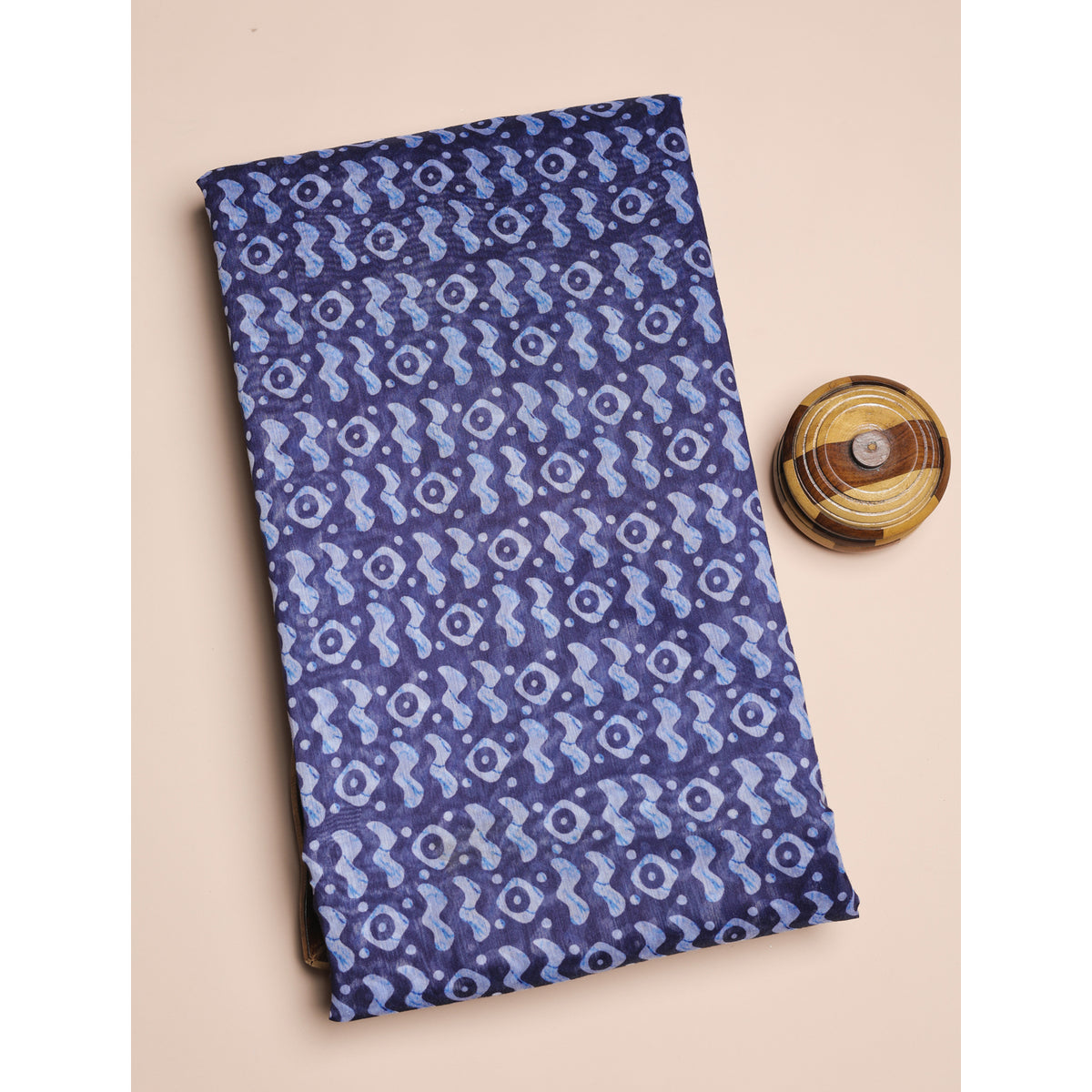 SEMI TUSSAR PRINTED FABRIC