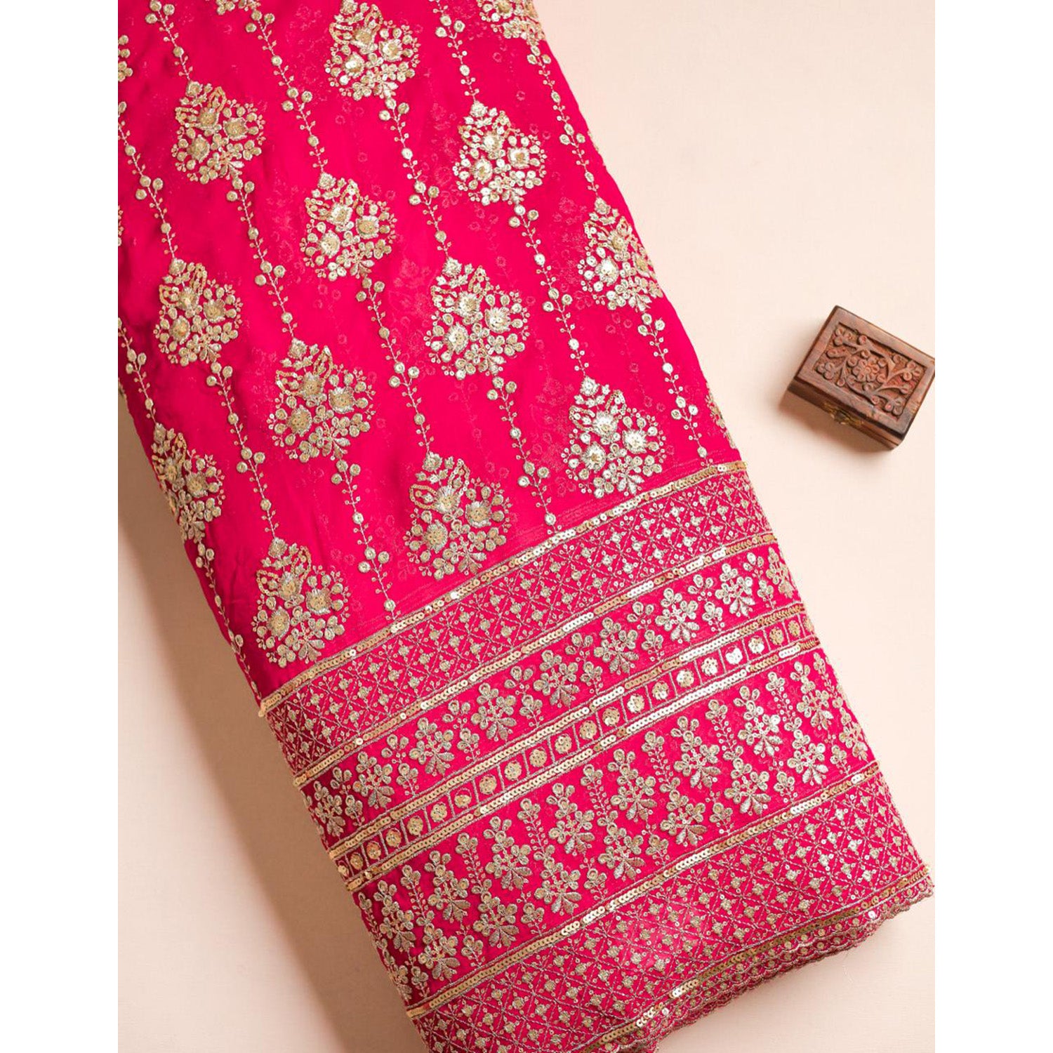 GEORGETTE EMBROIDERED FABRIC