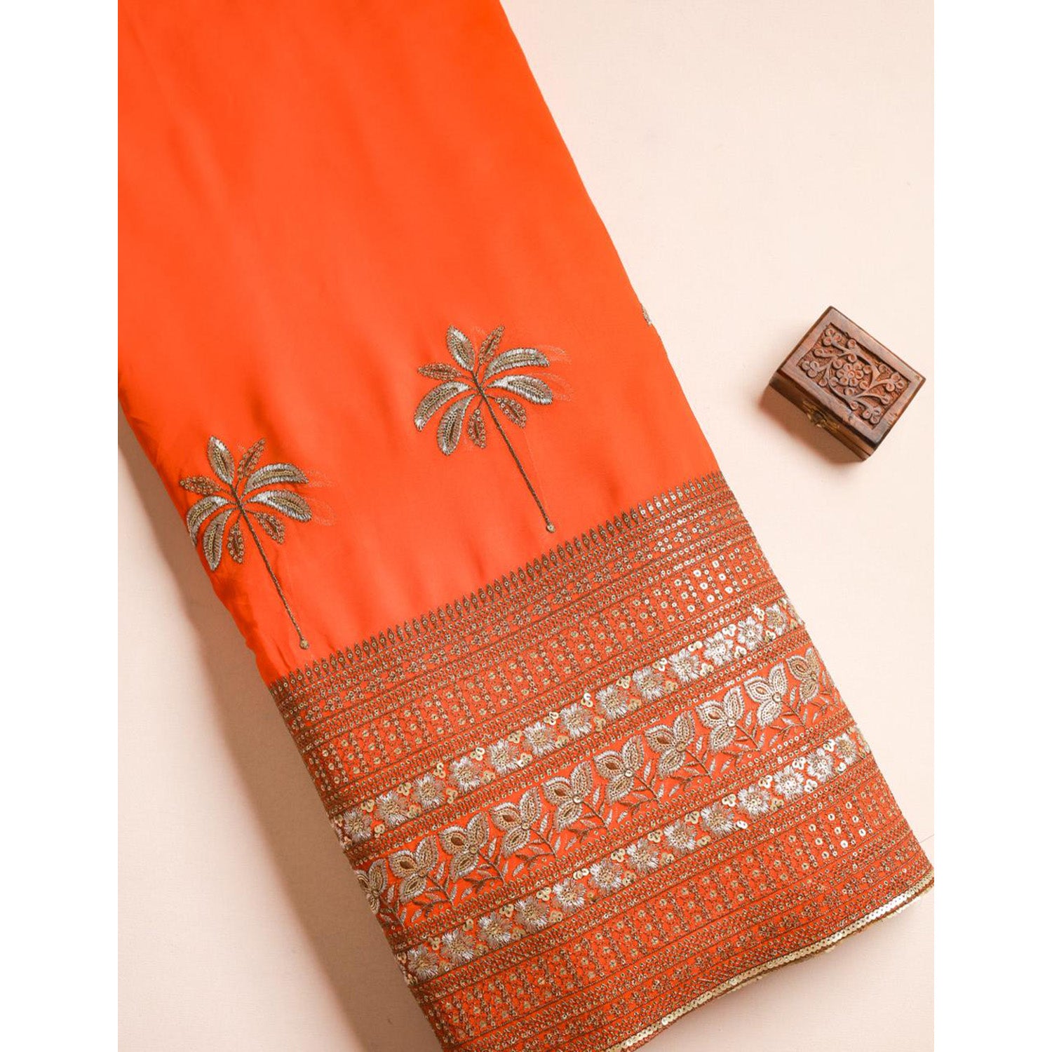 GEORGETTE EMBROIDERED FABRIC