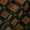 Ajrakh Theme Gamathi Cotton Dark Green Colour Geometric Print Fabric Online 9347CW1