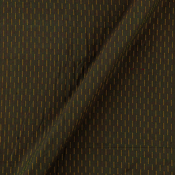 Cotton Geometric Jacquard Moss Green X Red Cross Tone Fabric Online 9359ACM16