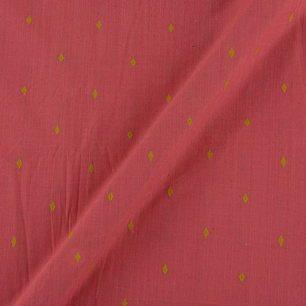Buy Cotton Jacquard Butta Sugar Coral Colour Washed Fabric Online 9359AGG26