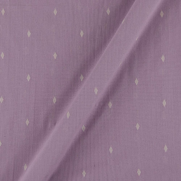 Buy Cotton Jacquard Butti with One Side Border Lilac Colour Fabric Online 9359AGG8