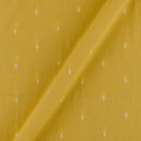 Buy Cotton Jacquard Butti with One Side Border Minion Yellow Colour Fabric Online 9359AGG9
