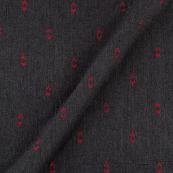 Cotton Jacquard Butta Grey X Black Cross Tone Fabric Online 9359AGN10