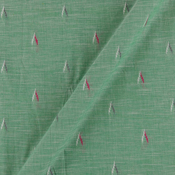 Buy Cotton Jacquard Butta Mint Green X White Cross Tone  Fabric Online 9359AHQ16