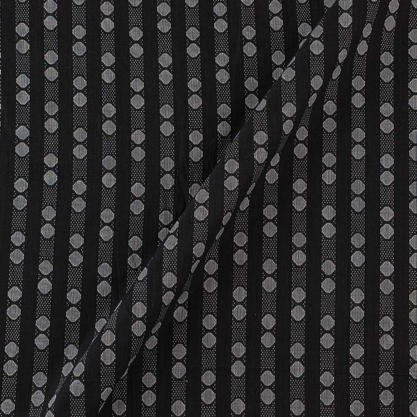 Cotton Jacquard Butta Black Colour Fabric Online 9359HW