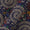 Cotton Midnight Blue Colour Warli Print Fabric Online 9372BD2