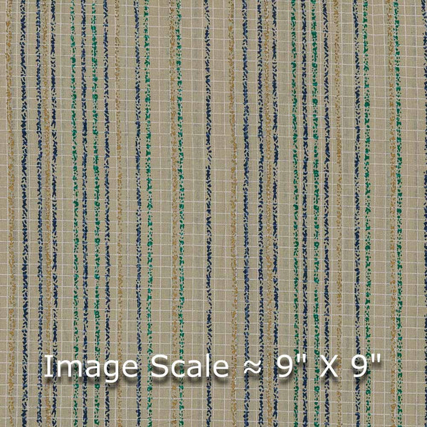 Beige Colour Gold Geometric Print 42 Inches Width Self Checks Cotton Fabric