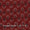 Modal X Modal Brick Red Colour Floral Print Fabric Online 9414Q
