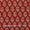 Cotton Maroon Colour Dabu Inspired Floral Print Fabric Online 9417AR