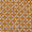 Leaves Print Batik on Apricot & White Colour 39 Inches Width Cotton Fabric