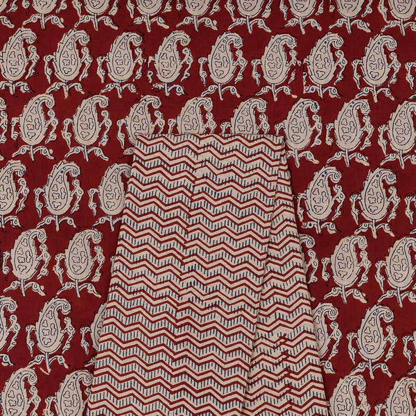 Co-Ord Set Of Cotton Authentic Bagru Block Printed Fabric & Cotton Authentic Bagru Block Printed Fabric [2.5 Mtr Each]
