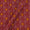 Cotton Mars Red Colour Bandhani Print Fabric Online 9450EU2