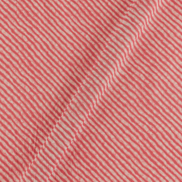 Soft Cotton Peach Pink Colour Leheriya Print Fabric Online 9450HH11
