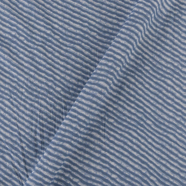 Soft Cotton Blue Grey Colour Leheriya Print Fabric Online 9450HH7