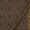 Warli Print on Two Side Bordered Slub Cotton Beige X Black Cross Tone Fabric Online 9483AY4