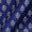 Mashru Gaji Dark Blue Colour Leaves Print Fabric Online 9511BP