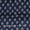 Mashru Gaji Crown Blue Colour Leaves Print Fabric Online 9511L
