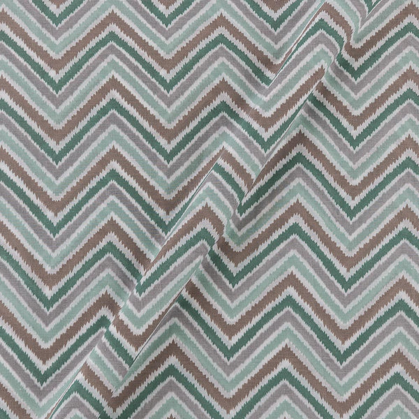 Cotton Multi Colour Chevron Print Fabric Online 9562AG4