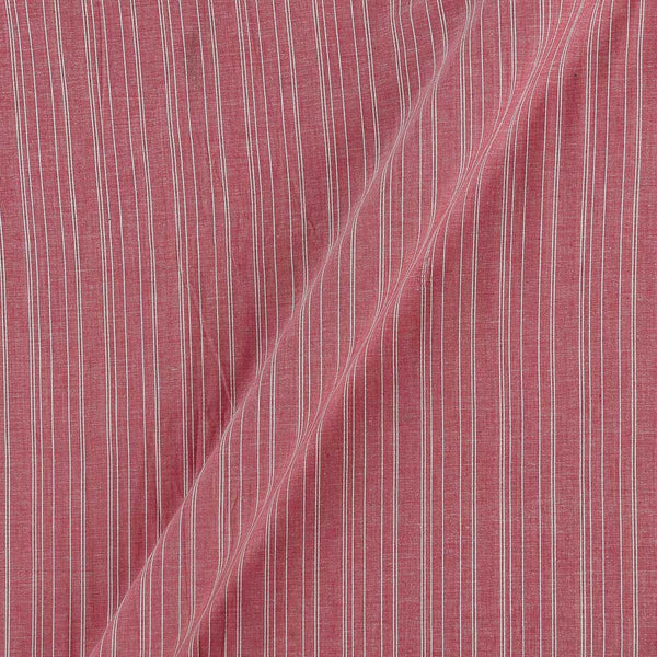 Buy Cotton Carrot Pink Colour Kantha Stripe Fabric Online 9572AU4