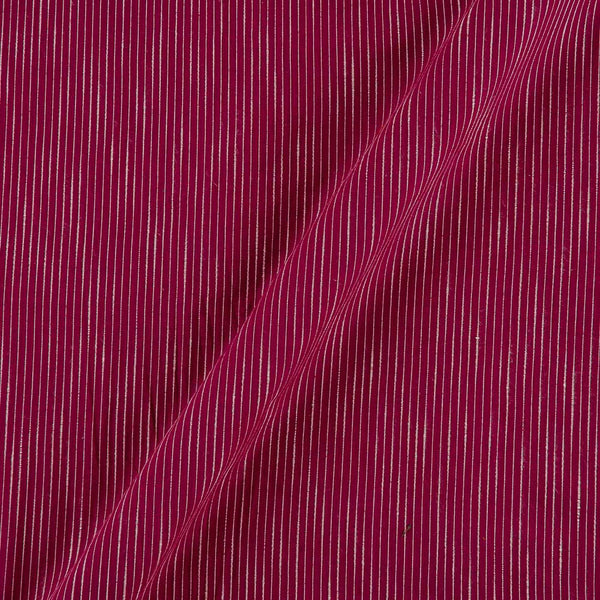 Buy Cotton Fuchsia Pink Colour Kantha Stripe Fabric Online 9572AX1