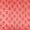 Mashru Gaji Coral Colour Floral Butta Hand Block Discharge Print Fabric Online 9582BB