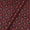 Dark Maroon Colour Butta with Gold Foil Print Rayon Fabric Online 9617U1