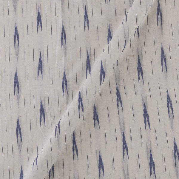 Cotton Off White Colour Bhagalpuri Ikat Fabric Online 9681AG12