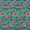 Soft Cotton Aqua Marine Colour Jaal Pattern Jaipuri Hand Block Print Fabric Online 9693F