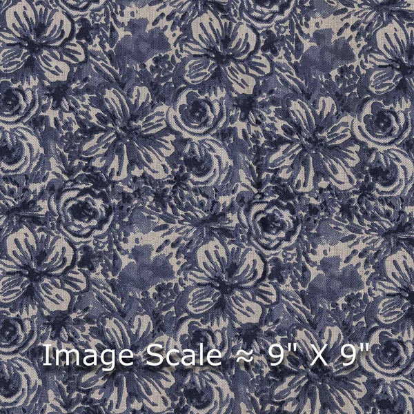 Buy Flex Cotton Blue Grey Colour Floral Print Fabric Online 9732AR1