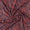 Modal Satin Brick Dust Colour Vanaspati Hand Block Quirky Print Fabric Online 9792CR