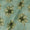 Modal Satin Mint Colour Floral Print 43 Inches Width Fabric
