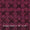 Coloured Dabu Rani Pink Colour Geometric Hand Block Print with Gold Foil Butta on Mulmul Type Cotton Fabric Online 9888FW