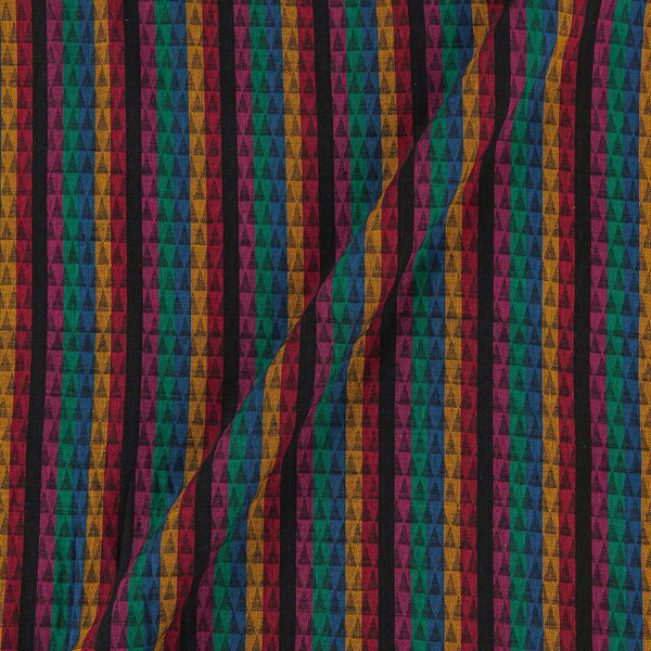 Cotton Wavy Jacquard Multi Colour Self Dobby Fabric freeshipping - SourceItRight