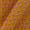 Soft Cotton Fanta Orange Colour Small Floral Print Fabric Online 9934GU1