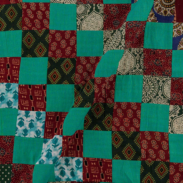Upscaled Patchwork Multi Colour 39 Inches Width Cotton Fabric