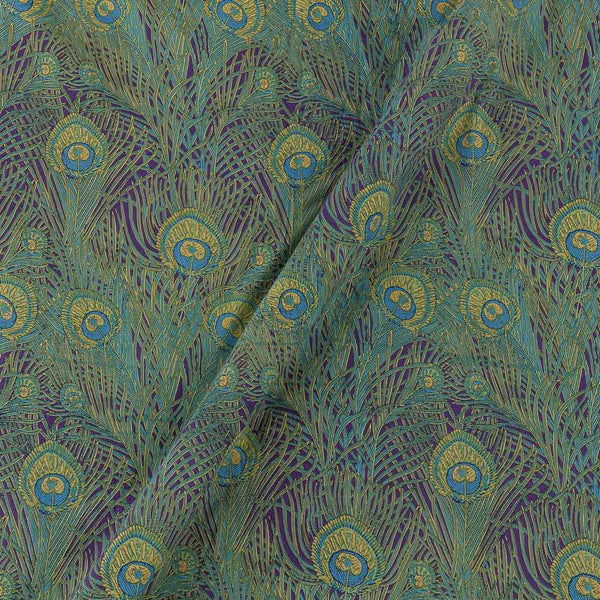 Soft Cotton Purple Colour Abstract Print Fabric Online 9945DC