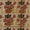 Cotton Dabu Beige Colour Batik Theme Floral Print Fabric Online 9973BA2