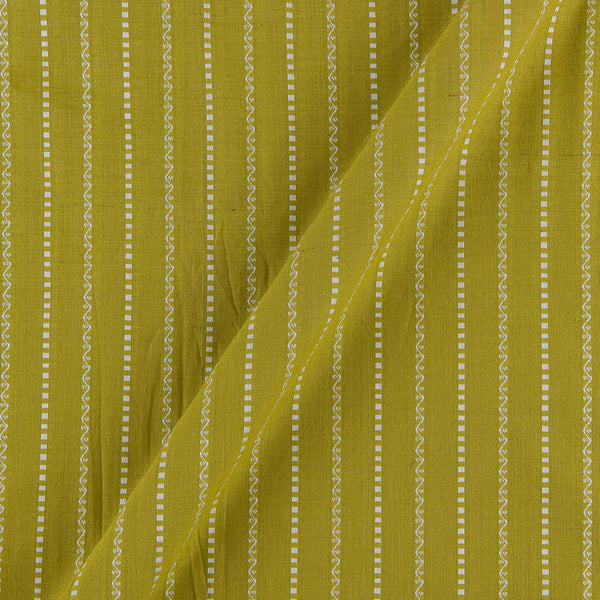 Buy Cotton All Over Jacquard Border Acid Lime Green Colour Fabric Online 9984EJ6