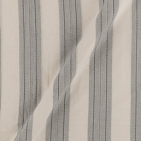 Buy Cotton Jacquard Stripes Off White Colour Fabric Online 9984EL4